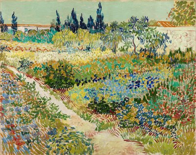 El jardín en Arles, 1888 de Vincent van Gogh